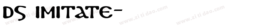 DS Imitate字体转换